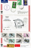 ÖSTERREICH 1964 - Sonderbeleg Olympiade, 10 Fach Frankiert, R-Express-Brief, Sehr Schönes Stück - Variétés & Curiosités