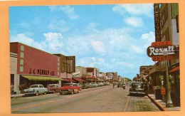 Harrison Ave Cars Panama City FL Old Postcard - Panama City