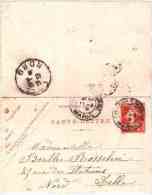 Carte-Lettre Yvert & Tellier N°138-CL1 - 1908 - N° 842 De Lille Vers Châlons-sur-Marne - Letter Cards