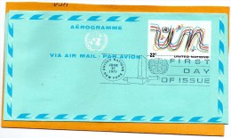 United Nations New York 1977 FDC - FDC