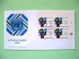 United Nations Geneva Switzerland 1978 FDC Cover - Tree Of Doves - Peace - Storia Postale