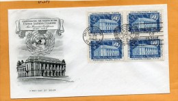 United Nations New York 1952 FDC - FDC