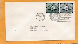 United Nations New York 1953 FDC - FDC