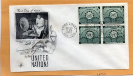 United Nations New York 1953 FDC - FDC