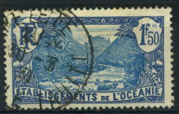 France : Océanie N° 75 Oblitéré Année 1927 Belle Oblitération - Used Stamps