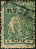 Pays : 287 (Macao : Colonie Portugaise)  Yvert Et Tellier N° :  212 (A) (o) - Usati