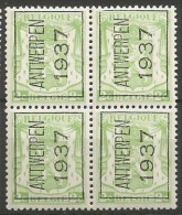 PO 320  Bloc 4  ** - Sobreimpresos 1929-37 (Leon Heraldico)