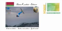 Spain 2014 - XXII Olimpics Winter Games Sochi 2014 Special Prepaid Cover - Anton Kushnir - Winter 2014: Sochi