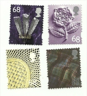 2002 - Gran Bretagna 2349/52 Regionali, - Unused Stamps