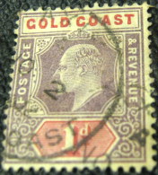 Gold Coast 1902 King Edward VII 1d - Used - Costa De Oro (...-1957)
