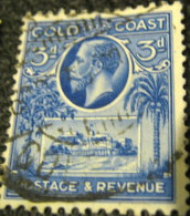 Gold Coast 1928 Christianberg Castle 3d - Used - Côte D'Or (...-1957)