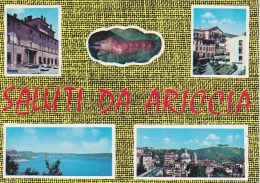 ROMA - Saluti Da Ariccia - 5 Vedute - IL Lago - La Caratteristica Porchetta - Multi-vues, Vues Panoramiques