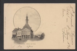 DF / 80 SOMME / PÉRONNE / HOTEL DE VILLE / CIRCULÉE EN 1901 - Peronne