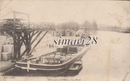 VIC SUR AISNE - LE PORT (PENICHE) - Vic Sur Aisne