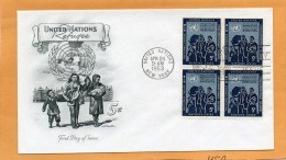 United Nations New York 1953 FDC - FDC