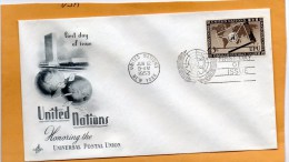 United Nations New York 1953 FDC - FDC