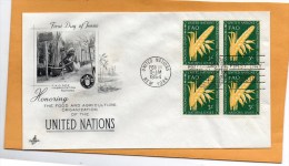 United Nations New York 1954 FDC - FDC