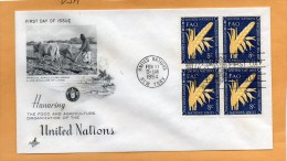 United Nations New York 1954 FDC - FDC