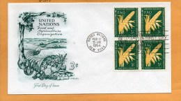 United Nations New York 1954 FDC - FDC