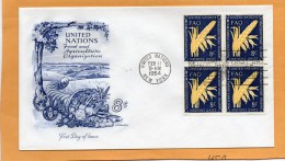 United Nations New York 1954 FDC - FDC