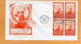 United Nations New York 1954 FDC - FDC