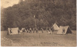 ACP - CPA - HERMETON - CAMP DE SCOUT - Animée - Ecrite - Timbrée 1925 - COB 192 (SEUL SUR CARTE) - 2 Scan - Collections & Lots