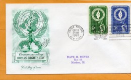 United Nations New York 1955 FDC - FDC