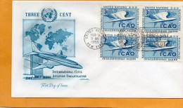 United Nations New York 1955 FDC - FDC