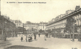 NANTES Cours Cambronne Vers 1910    CP Chapeau-Vivant Offert Par PETIT NANTAIS - Moisdon La Riviere