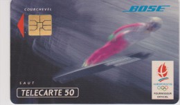 TELECARTE : JEUX OLYMPIQUES D'ALBERTVILLE 1992  COURCHEVEL  SAUT - Olympische Spelen