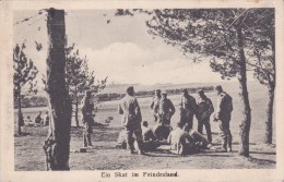 Feldpostkarte, "Ein Skat Im Feindesland" - 1914-18