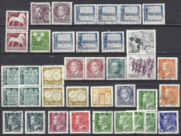 Schweden. Kleines Lot Gestempelter Marken. Siehe Guten Scan - Zusammendruck Michel Nr.n U.a. 1019 1020 - Colecciones