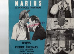 VINYLE 33 TOURS - MARIUS DE MARCEL PAGNOL- RAIMU ET PIERRE FRESNAY -CHARPIN- COLUMBIA - Filmmuziek