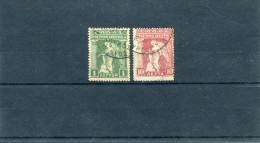 1917-Greece- "Provisional Government" 1l.+10l. Stamps Used W/ "Thessaloniki White Tower" Postmarks - Used Stamps