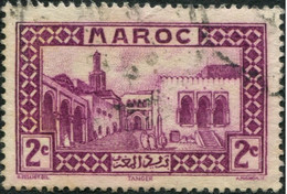 Pays : 315,9 (Maroc : Protectorat Français) Yvert Et Tellier N° :129 (o) - Usati