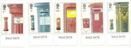 2002 - Gran Bretagna 2373/77 Buche Delle Lettere, - Unused Stamps