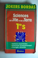 Livre Jokers Bordas - Sciences De La Vie Et De La Terre 1re S N°110 - Über 18