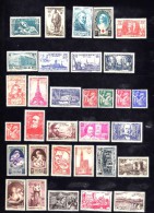 TIMBRES DE FRANCE ANNEE 1939 DU N°419 Au N°450 32 TIMBRES NEUFS SANS CHARNIERES - ....-1939