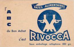 Cpa Pub : Pates Alimentaire Rivocca (Carte-Réponse Concours RTF) - Advertising