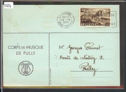 FORMAT 10x15 - PULLY - CORPS DE MUSIQUE - CONVOCATION A L'ASSEMBLEE GENERALE AU PRIEURE - TB - Pully