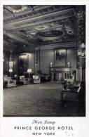 Main Lounge. Prince George Hotel. New York - Bars, Hotels & Restaurants