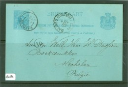 HANDGESCHREVEN BRIEFKAART Uit 1893 Van HAARLEM Naar MALINES MECHELEN BELGIE (8283) - Covers & Documents