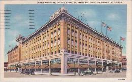 Florida Jacksonville Cohen Brothers Department Store 1936 Curteich - Jacksonville