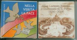 2006 VATICANO VATIKAN EURO 5,00 + 10,00 GIORNATA PACE E COLONNATO S. PIETRO - Vatikan