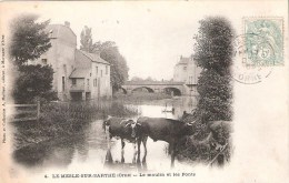 Le Mêle-sur-Sarthe  (61)  Le Moulin Et Les Ponts - Le Mêle-sur-Sarthe