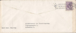 Denmark BRDR. STEFANSEN Vanløse Tuberculosis Slogan KØBENHAVN 1946 Cover Brief König Christian Stamp (2 Scans) - Briefe U. Dokumente