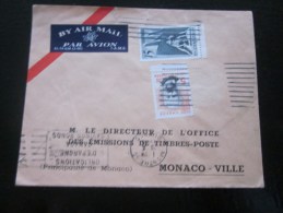 1968 Lettre -Cover  Par Avion Luftpost  By Air Mail  Ottawa Canada Pour Monaco Monte-Carlo - Briefe U. Dokumente