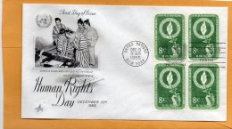 United Nations New York 1955 FDC - FDC