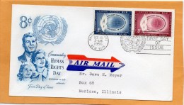 United Nations New York 1956 FDC - FDC