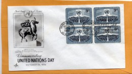 United Nations New York 1956 FDC - FDC